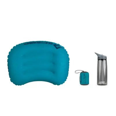 Синяя надувная подушка Aeros Ultralight Pillow 12х36х26см