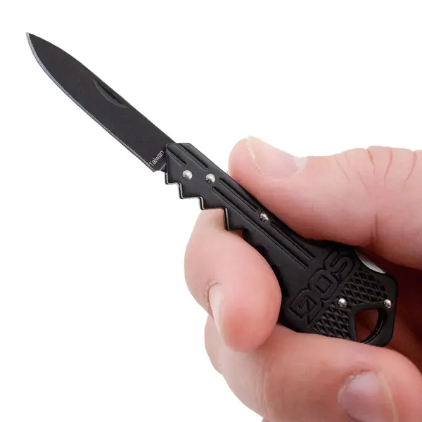 Раскладной нож SOG Key Knife - Черный