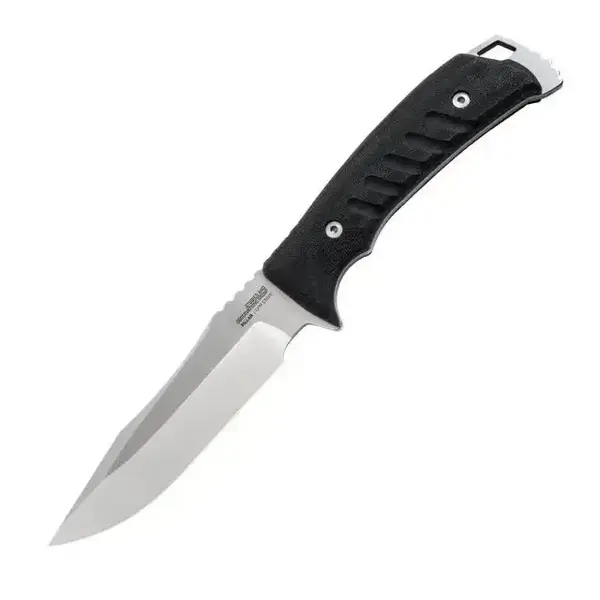Нож SOG Pillar, Stone Washed/Satin/S35VN - Черный