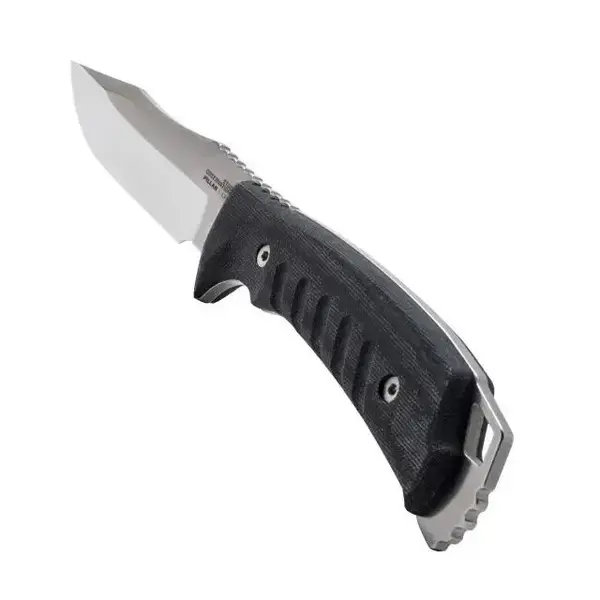 Нож SOG Pillar, Stone Washed/Satin/S35VN - Черный