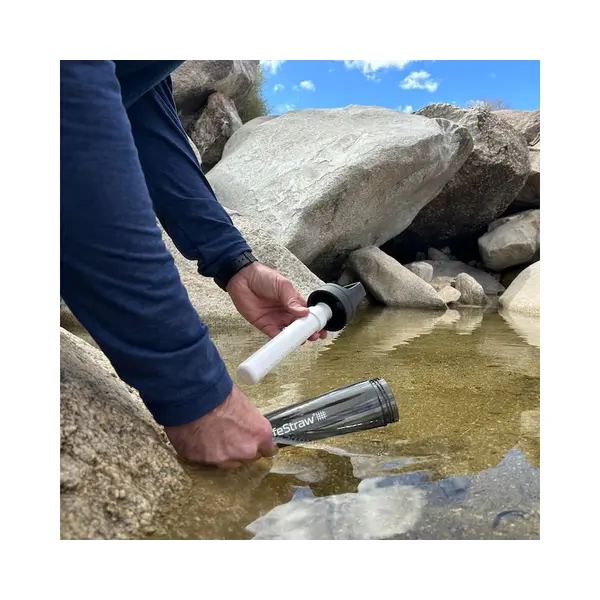 Пляшка-фільтр для води LifeStraw Go Filter Bottle, 1 л, Laguna Teal