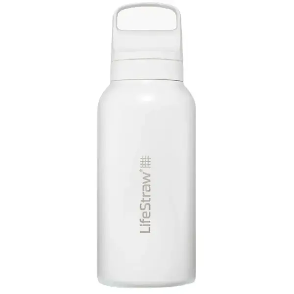 Пляшка-фільтр для води LifeStraw Go SS Filter Bottle, 1 л, Polar White