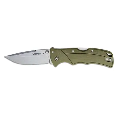 Зеленый нож складной Cold Steel Verdict 3", OD