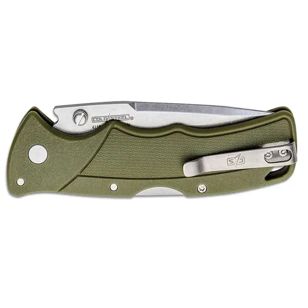 Зеленый нож складной Cold Steel Verdict 3", OD