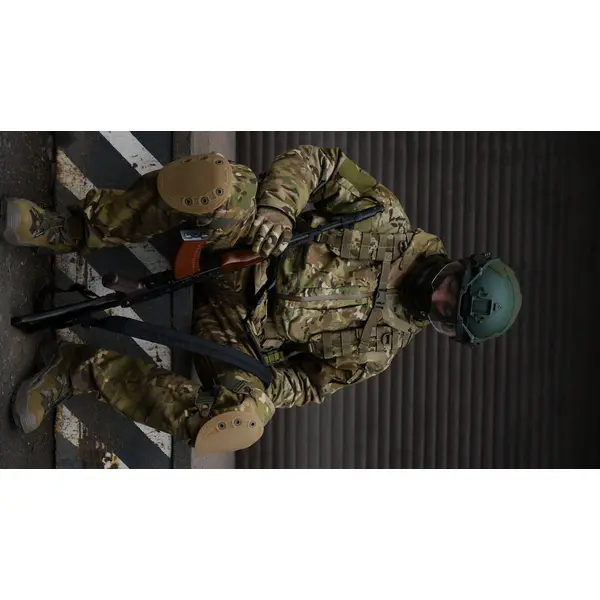 Ремінь 3-х точковий ПОЛІАМІДНИЙ для АК,РПК чорний
