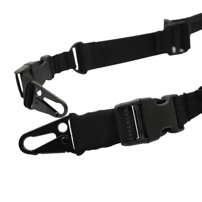 Ремінь 2-точковий Kiborg чорний для АК,РПК