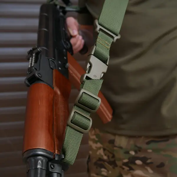 Ремінь 2-точковий Kiborg Gun Sling G-2 з пряжкою швидкого регулювання Triple-X Olive