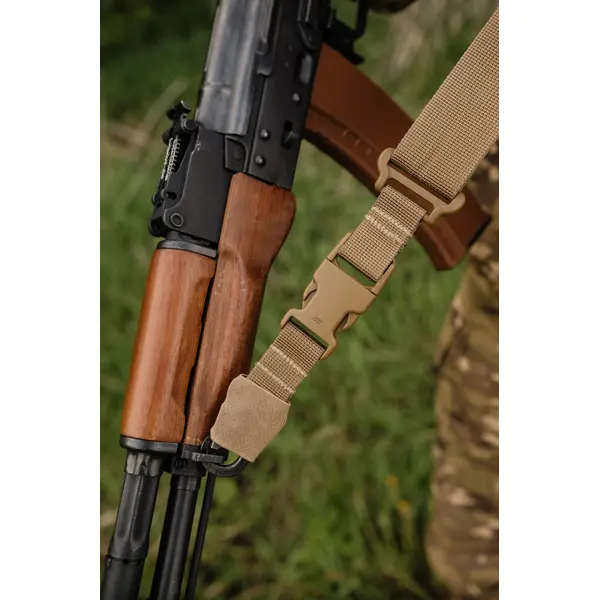 Ремінь 2-точковий Kiborg Gun Sling G-2 з пряжкою швидкого регулювання Triple-X Coyote