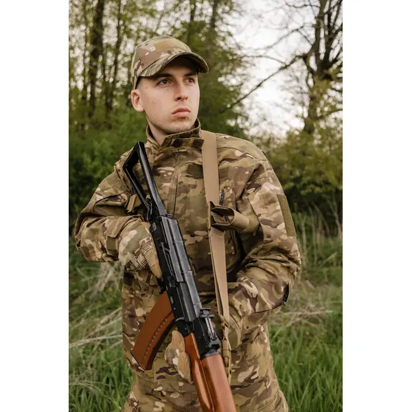 Ремінь 2-точковий Kiborg Gun Sling G-2 з пряжкою швидкого регулювання Triple-X Coyote