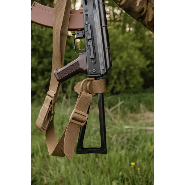 Ремінь 2-точковий Kiborg Gun Sling G-2 з пряжкою швидкого регулювання Triple-X Coyote