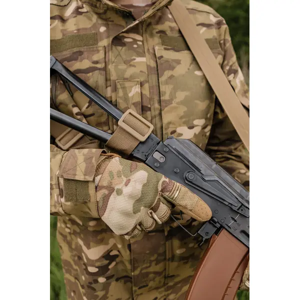 Ремінь 2-точковий Kiborg Gun Sling G-2 з пряжкою швидкого регулювання Triple-X Coyote