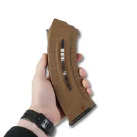 Магазин 7.62х39 з вікном для контролю кількості заряду патронів коричневий