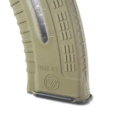 Магазин 7.62х39 з вікном для контролю кількості заряду патронів койот