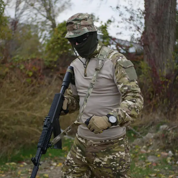 Двоточковий збройовий ремінь з QD антабками M-lok та швидким регулюванням Multicam USA