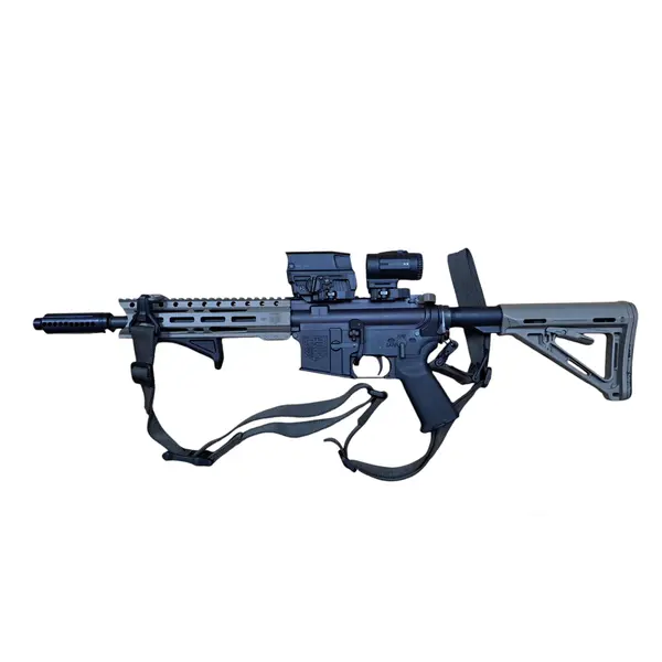 Комбінований дульний пристрій на AR-15, M-4, SCAR