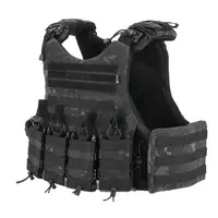 Бронежилет Kiborg Modular X-1 (Увеличенная площадь защиты) Black Multicam (без подсумков)