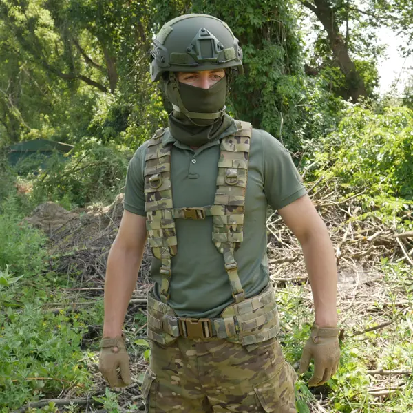 Ремені плечові (лямки) м'які для тактичних поясів РПС Мультикам