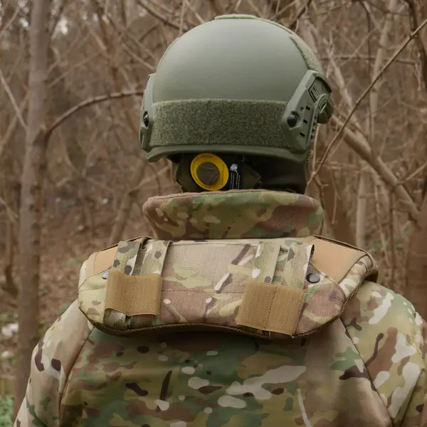 Захист шиї mod. 1 з балістичним пакетом Militex cordura USA Multicam