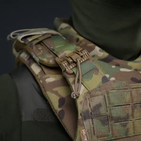 Захист шиї mod. 1 Kiborg з балістичним пакетом Militex Multicam