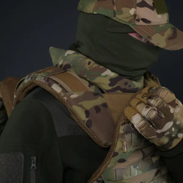 Захист шиї mod. 1 Kiborg з балістичним пакетом Militex Multicam