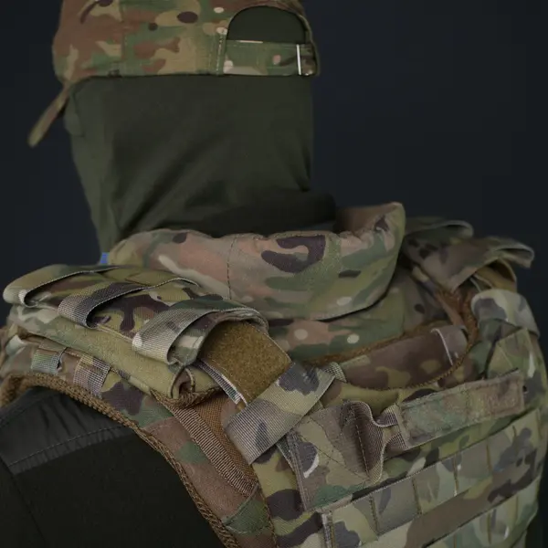 Захист шиї mod. 1 Kiborg з балістичним пакетом Militex Multicam