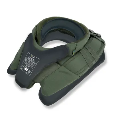 Захист шиї mod. 1 Kiborg з балістичним пакетом Militex Khaki