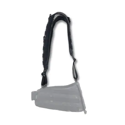 Ремені плечові (лямки) м'які для тактичних поясів РПС чорний мультикам