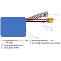 Акумулятор для дронів FPV 6S2P 8200 mAh P42A