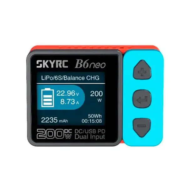 Зарядний пристрій для FPV SkyRC B6 Neo 200 Вт USB PD Dual