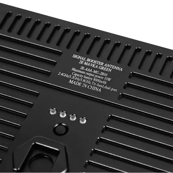 Антена активна 2E MAVKA GREEN, 2.4/5.2/5.8GHz, 10Вт, N-Type, для DJI/Autel(V2)/FPV цифра, кріплення