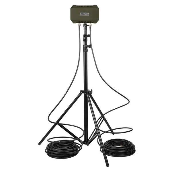 Антена активна 2E MAVKA GREEN, 2.4/5.2/5.8GHz, 10Вт, N-Type, для DJI/Autel(V2)/FPV цифра, кріплення