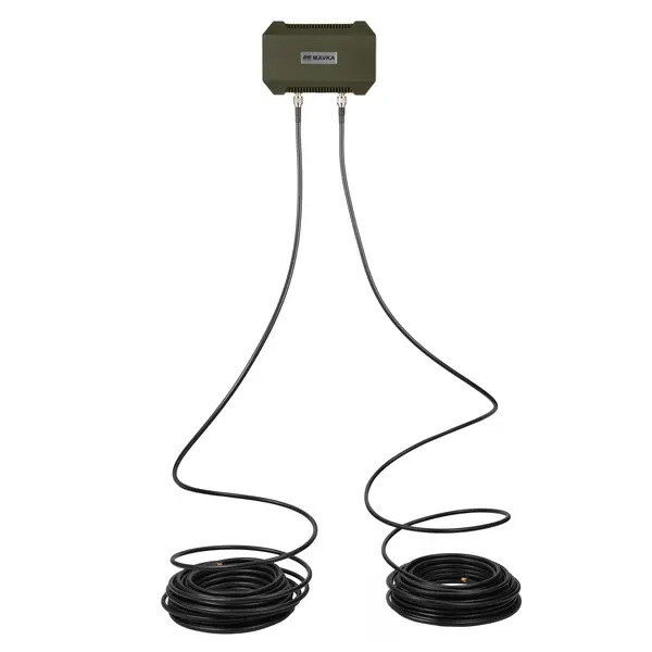 Антена активна 2E MAVKA GREEN, 2.4/5.2/5.8GHz, 10Вт, N-Type, для DJI/Autel(V2)/FPV цифра, кріплення