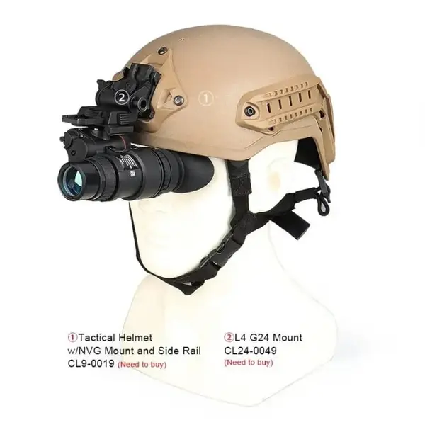 Прибор ночного видения PVS-18A1 Night Vision с креплением FMA L4G24 на шлем