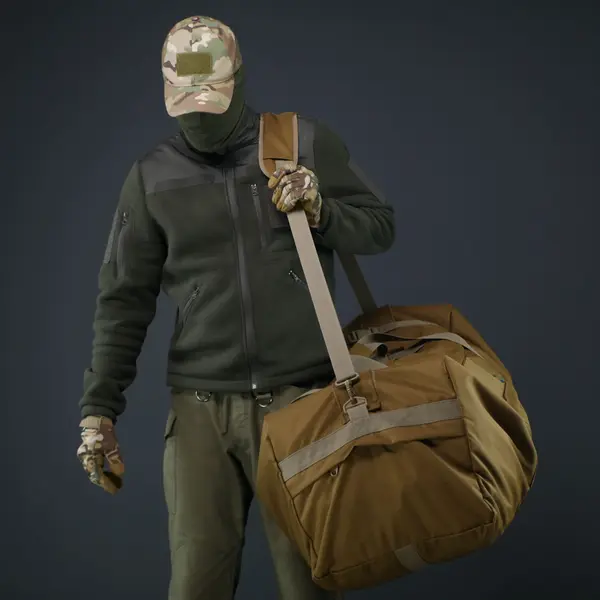 Сумка тактическая Kiborg Military bag 130L Coyote