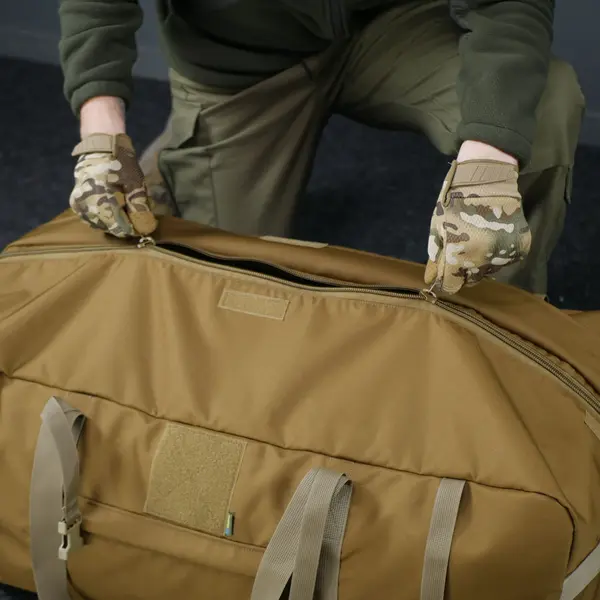 Сумка тактическая Kiborg Military bag 130L Coyote