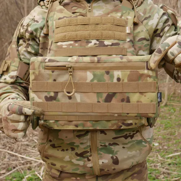 Захист живота (кишківник) Kiborg з балістичним пакетом 1 клас захисту Militex Multicam