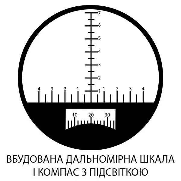 Бінокль SIGETA General 10x50 Camo floating/compass/reticle морський