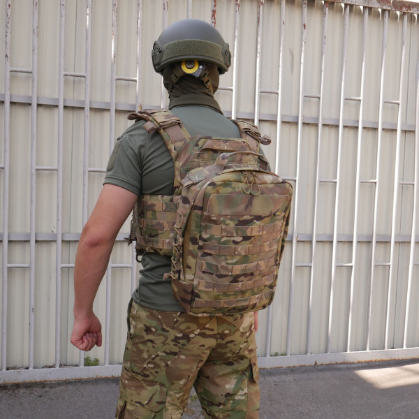 Штурмовий рюкзак швидкоз'ємний кордура мультикам