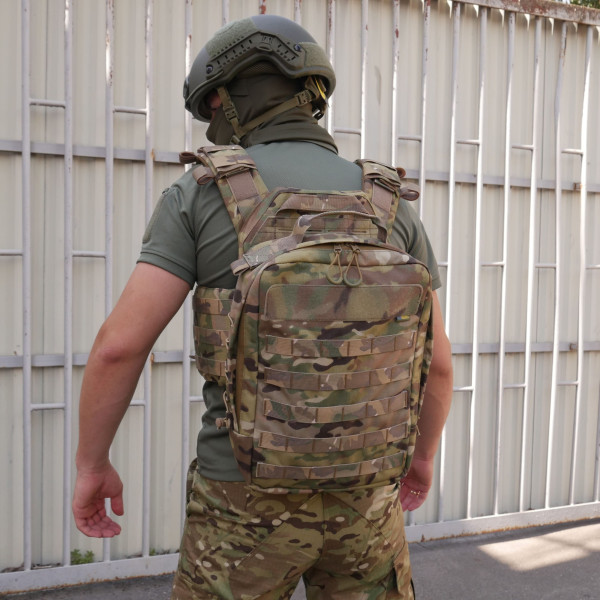 Штурмовий рюкзак швидкоз'ємний кордура мультикам
