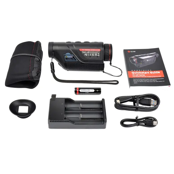 Тепловизионный монокуляр GUIDE TD421 LRF 384x288px 25mm (с дальномером)