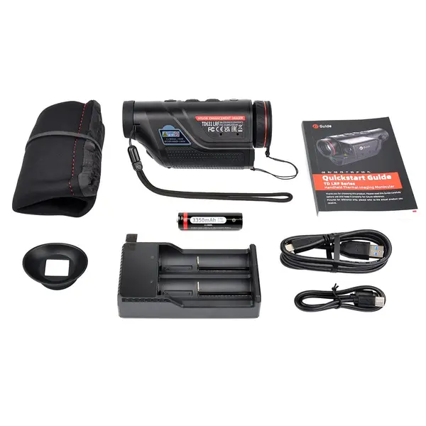 Тепловизионный монокуляр GUIDE TD631 LRF 640x480px 35mm (с дальномером)