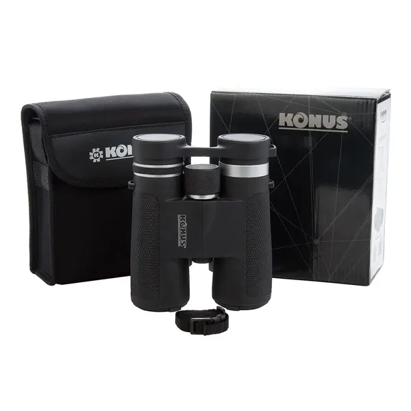 Бинокль Konus Woodland 8x42 (призмы Вак-4, резиновое покрытие корпуса)