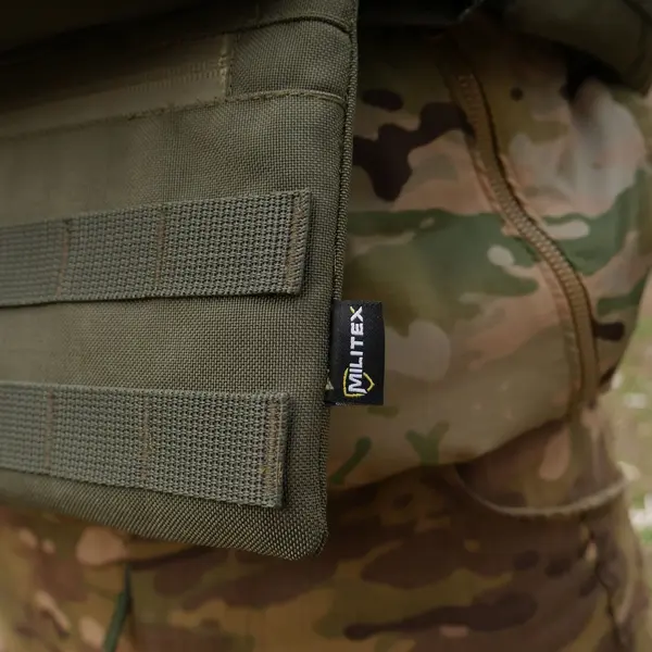 Захист живота (кишківник) Kiborg з балістичним пакетом 1 клас захисту Militex Khaki
