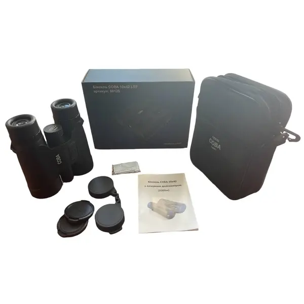 Бінокль COBA 10x42 LRF (далекомір <2000 м)