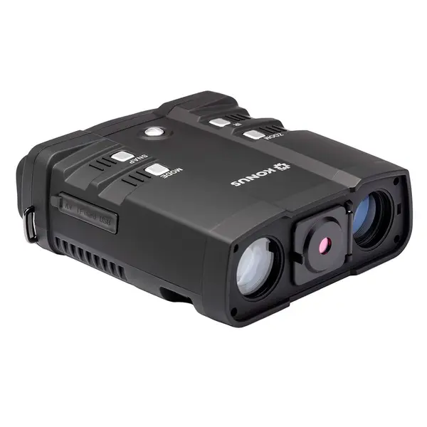 Цифровой бинокль Konuspy-13 (3,6-10,8х, дистанция обнаружения 300м, ИК фонарь, запись видео, USB порт)