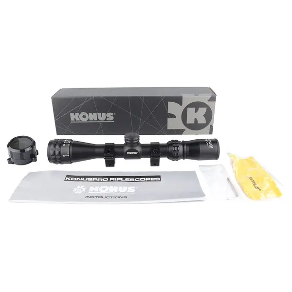 Оптичний приціл KONUS KONUSPRO 3-9x32 30/30 (з кільцями)