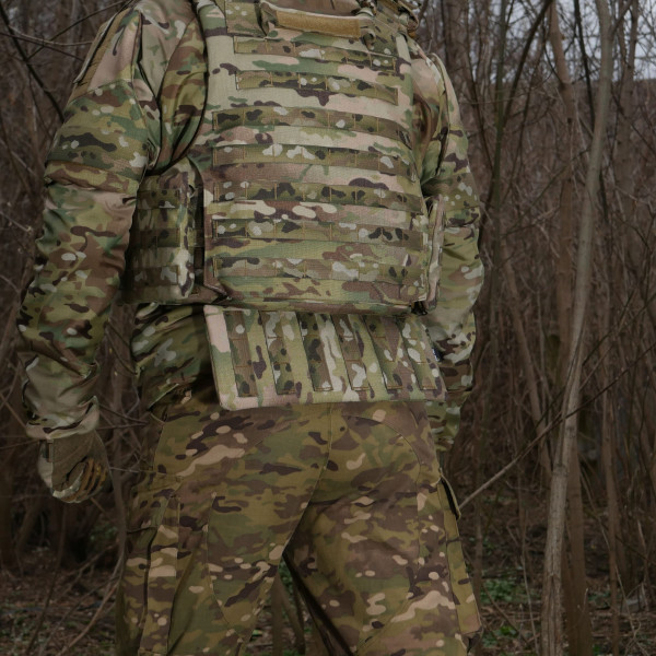 Защита поясницы с баллистическим пакетом 1 класс защиты Militex cordura USA Multicam