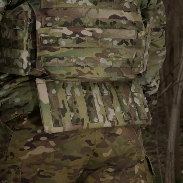 Захист попереку з балістичним пакетом 1 клас захисту Militex cordura USA Multicam