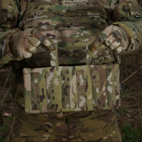 Захист попереку з балістичним пакетом 1 клас захисту Militex cordura USA Multicam