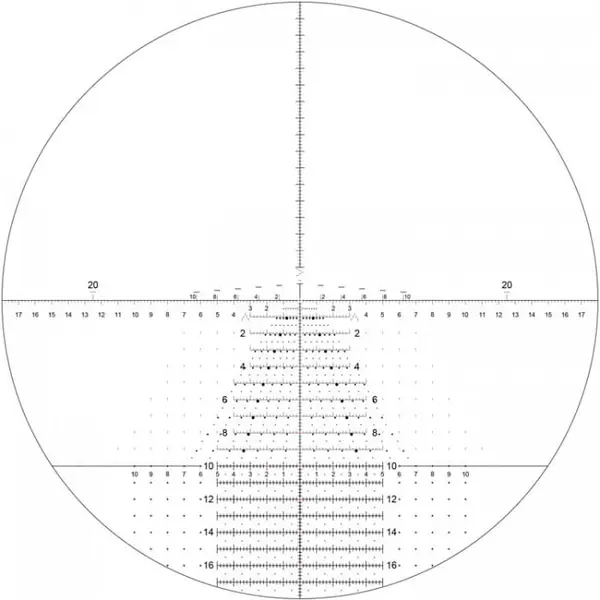 Приціл Nightforce NX8 2.5-20x50 F1 ZeroS СW-ILL. Сітка TReMoR3 з підсвічуванням